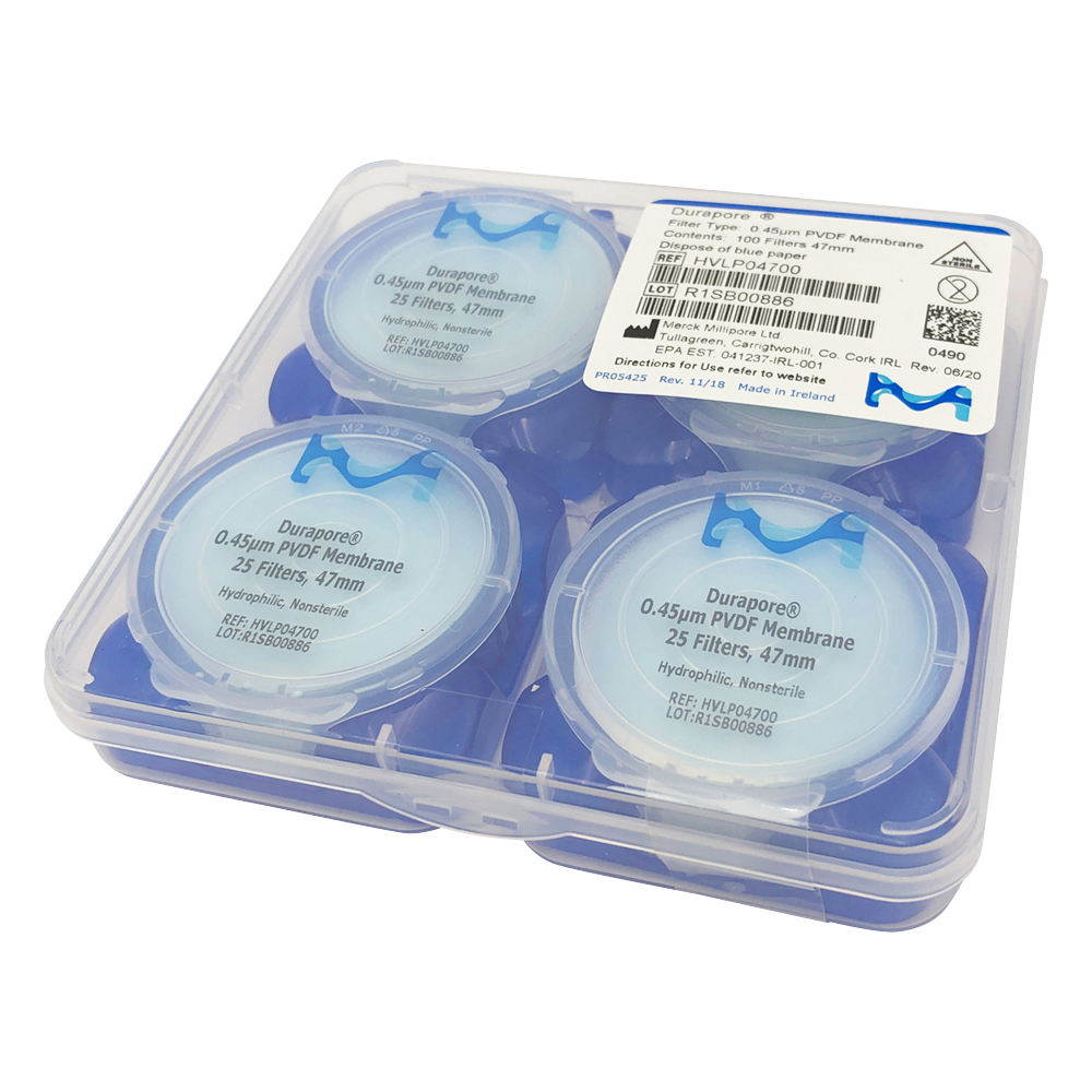 2-3040-25 デュラポアフィルター HVLP04700(100枚) Merck