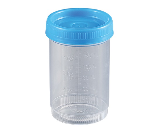 2-3259-04 食品検体容器 120mL 青 23223-2B(100袋)