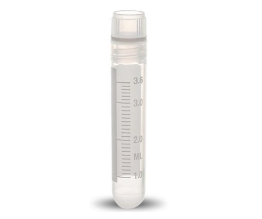 クライオバイアル Oリングシールタイプ 4ml 内ネジ・丸底 T311-4(100個×10袋)