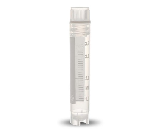 クライオバイアル Oリングシールタイプ 4ml 内ネジ・自立型 T311-4A(100個×10袋)