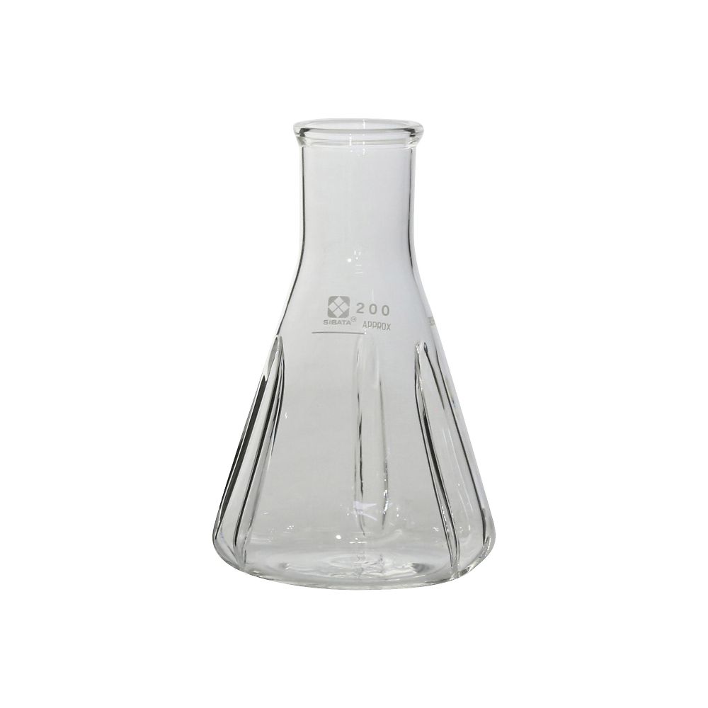振盪三角フラスコ バッフル付 200mL