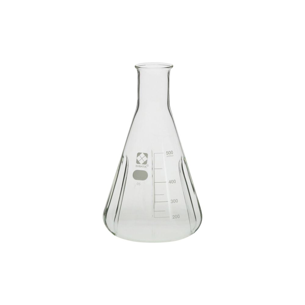 2-4769-15 バッフル三角フラスコ 500mL(1本)