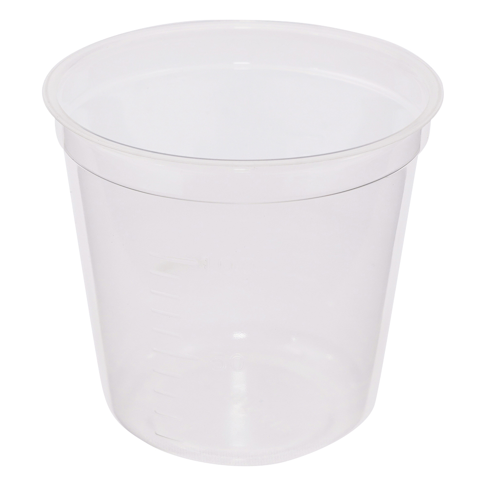 2-5093-01 ディスポカップ 100mL プレミアムクリア アズワン(AS ONE)