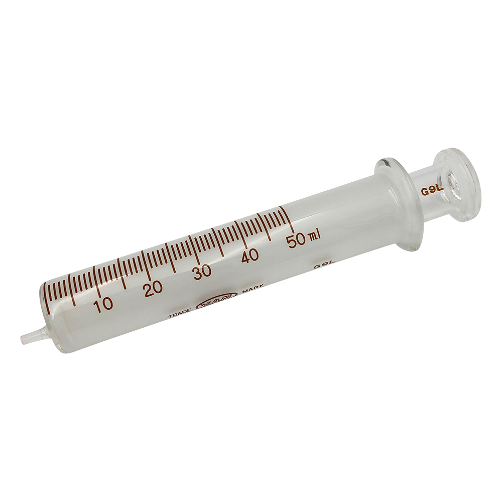 2-5636-08 白硬注射筒 50cc 翼工業