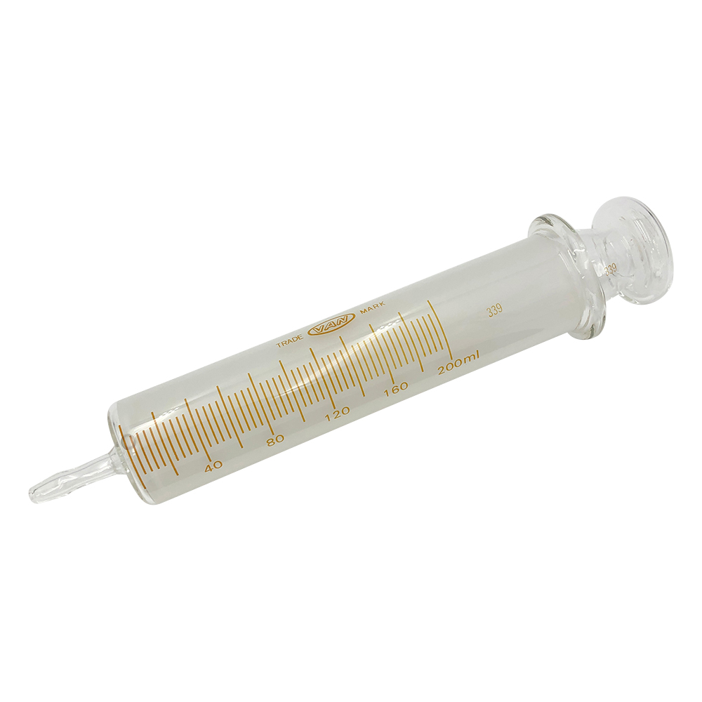 白硬注射筒 浣腸器 200cc