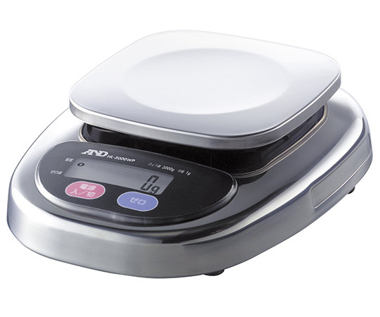 防水電子天秤 128×128mm HL-3000WP(校正証明書付)