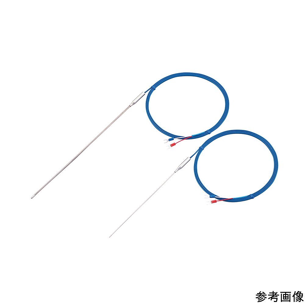 4-5731-01 K熱電対 (M4Y端子タイプ・リード線テフロンR被膜) KTO-2350-TF φ2.3×50mm KTO-2350-TF(1個)