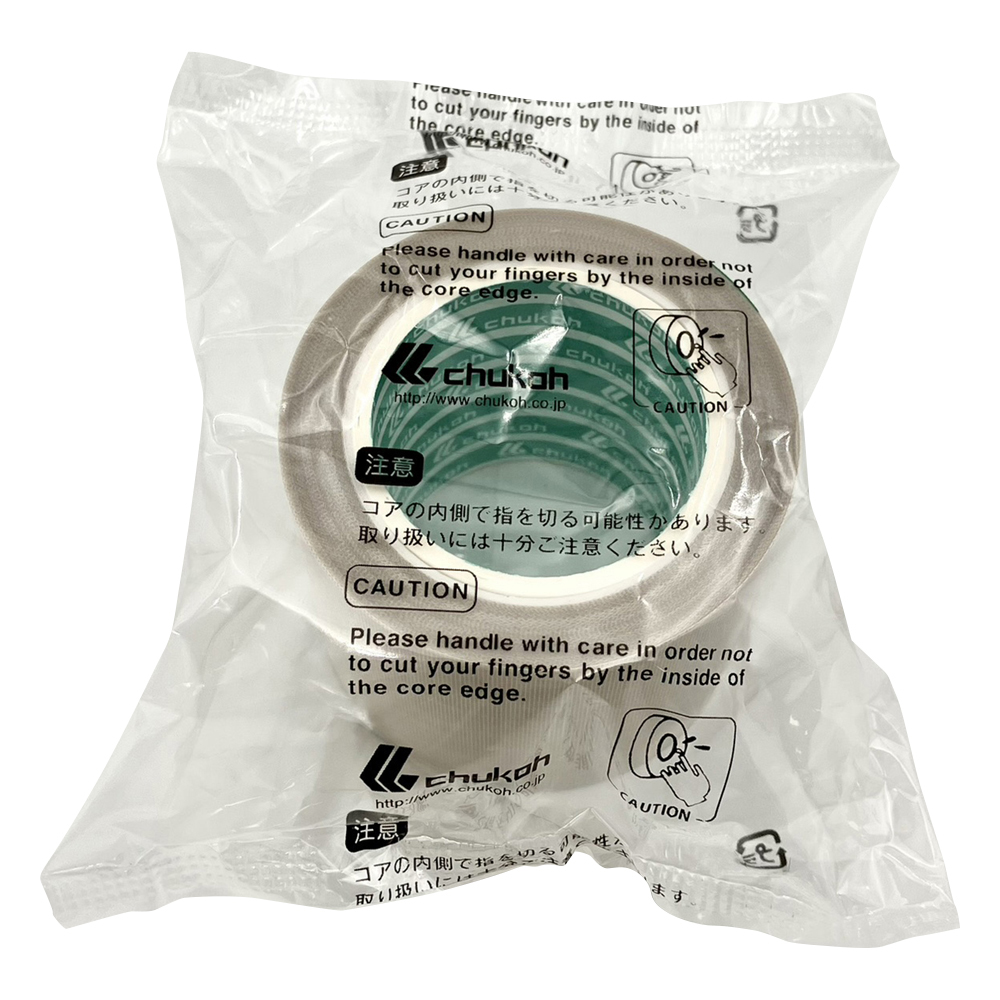 2-8310-01 チューコーフロー(R)フロログラス粘着テープ AGF-100FR 0.13×50mm×10m(1巻)