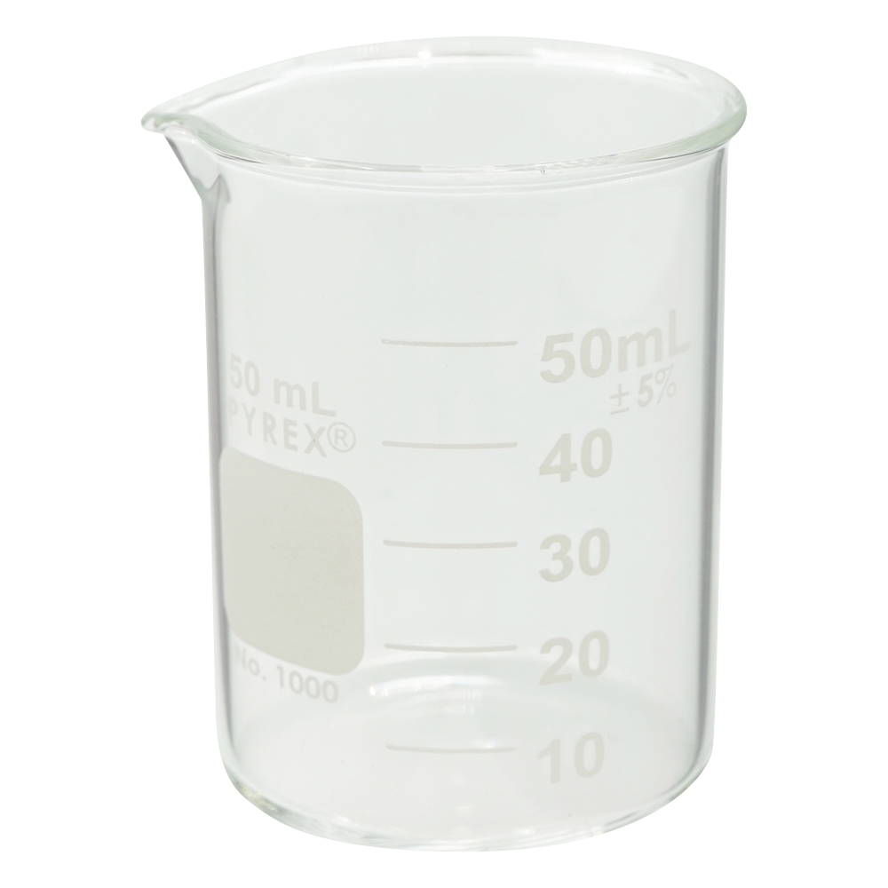 ビーカー PYREX 50mL 1000J-50 1000J-50(1個)