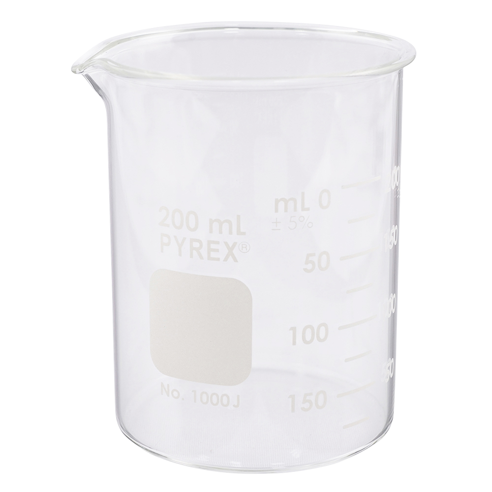 ビーカー PYREX(R) 200mL 1000J-200