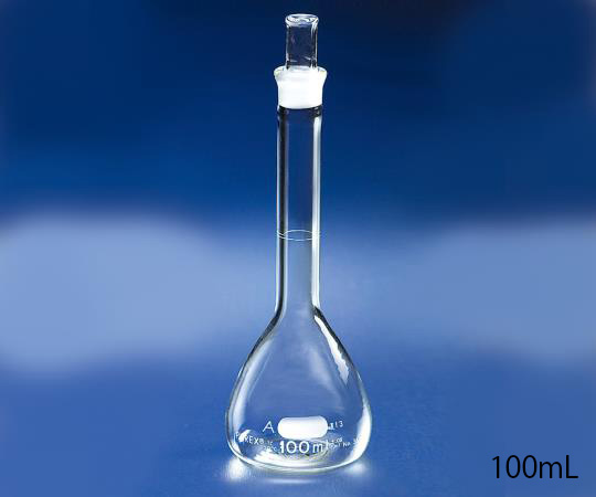 3-1681-07 PYREX メスフラスコ No.5680-100 コーニング