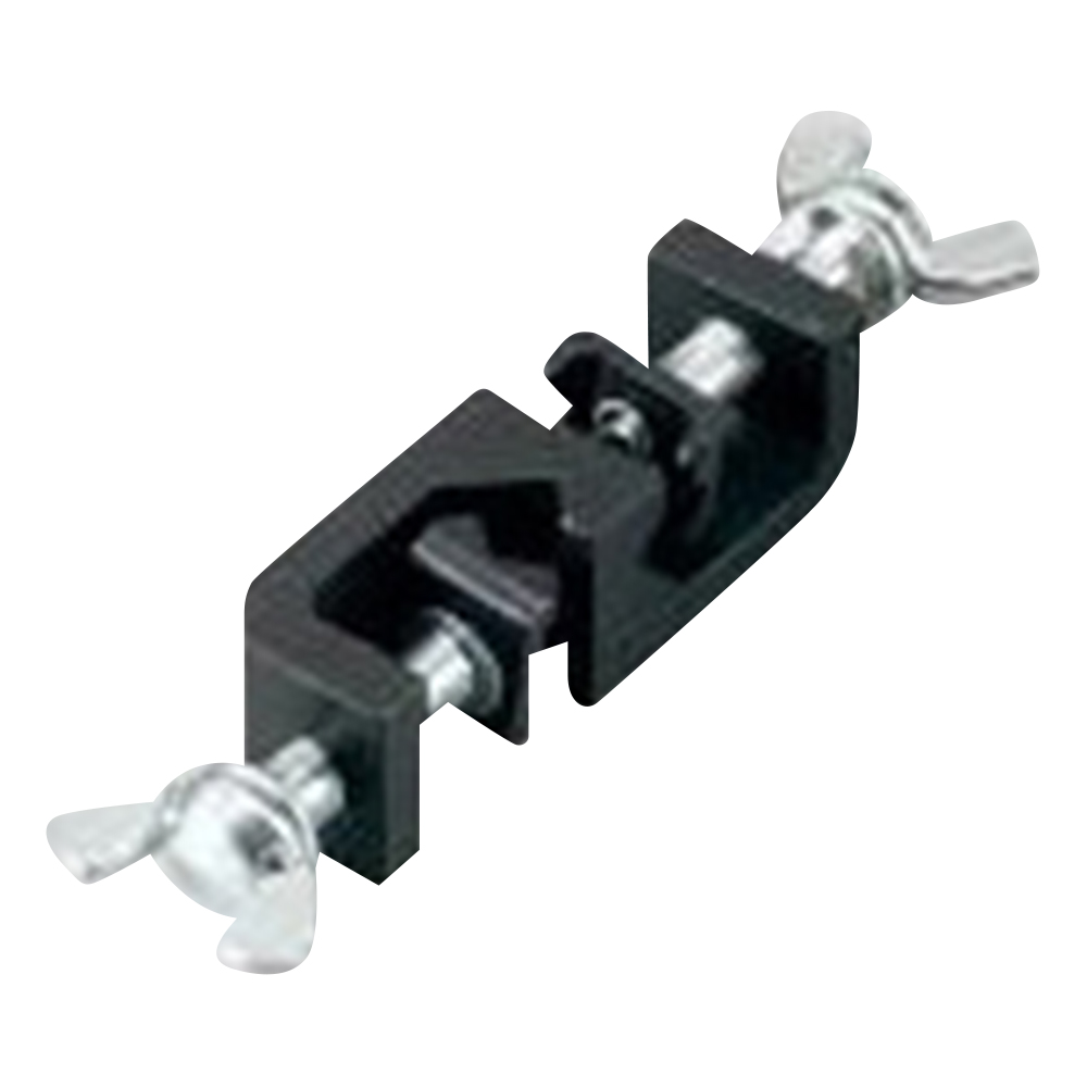 実験器具保持具 角ムッフ爪付き・黒