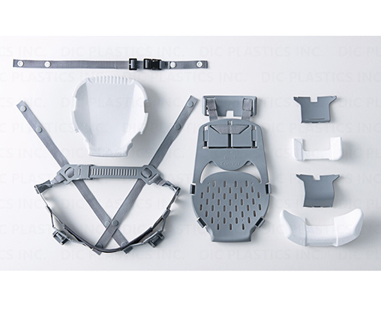 2-9937-21 折りたたみ式ヘルメット IZANO2 内装ライナーセット HA7-K21 HA7-K21(1個)