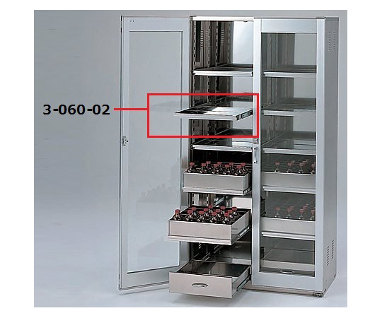 薬品庫SH型 予備棚板(レール付き)