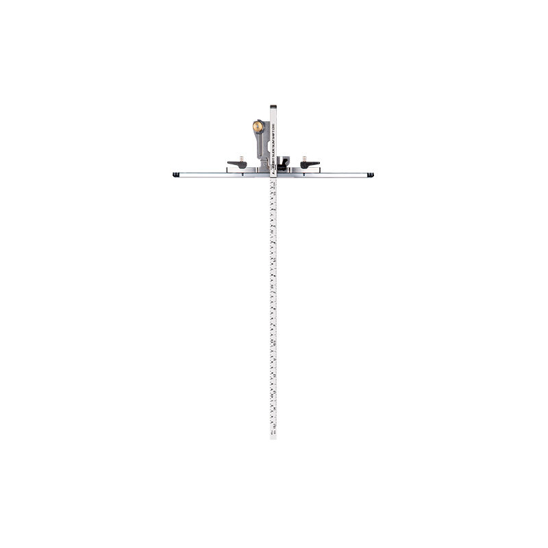 丸ノコガイド定規 たためるTスライド スリムシフト 45cm ロング突き当て 73596 シンワ測定