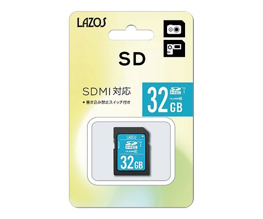 3-667-25 SDメモリーカード 32GB