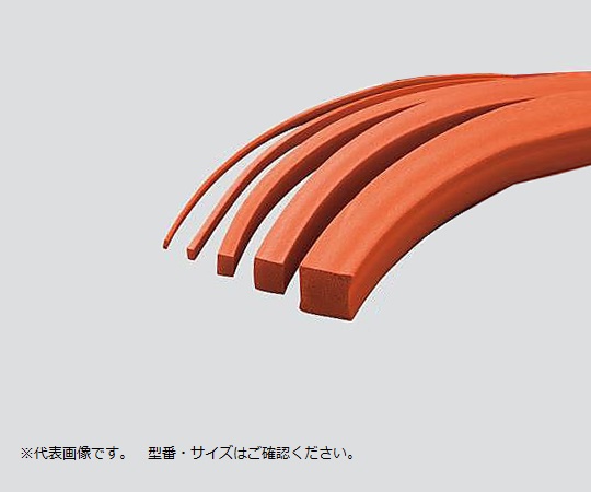 シリコーンスポンジ紐(赤)角 10mm×40mm