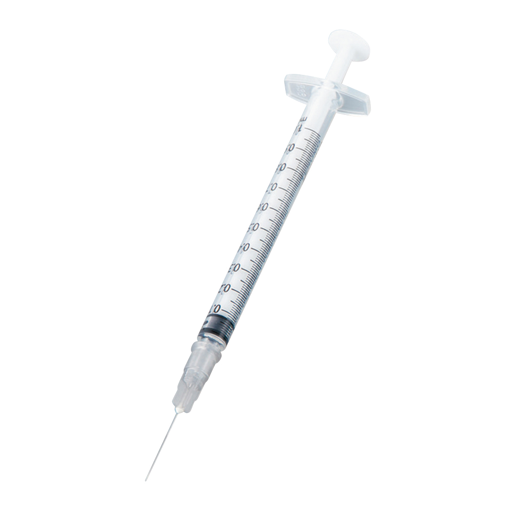 テルモシリンジ 注射針付 1mL ツベルクリン用 グレー SS-01T2719S(100本)