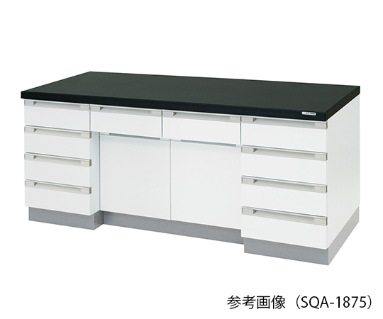 3-4186-11 サイド実験台 木製タイプ (1800×900×800mm) SQA-1890 アズワン(AS ONE)
