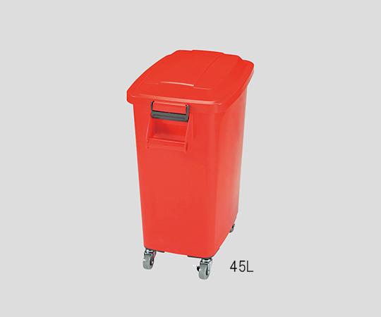カラーペール(キャスター付き) 70L レッド CK-70
