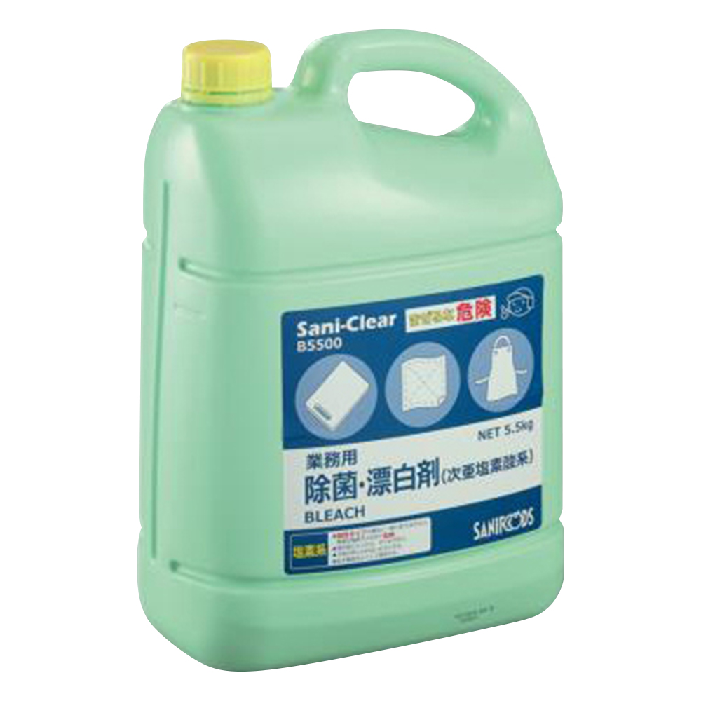 3-5376-01 業務用除菌漂白剤 Sani-Clear (サニクリア) 5.5kg B5500 アズワン(AS ONE)