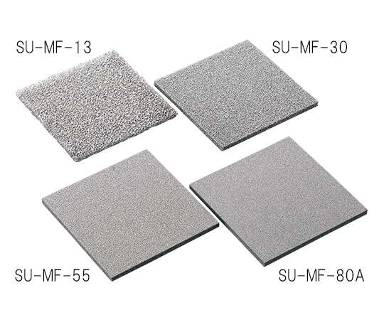 3-5505-02 金属多孔質体 (SUS316L) 100×100mm 厚さ1mm 気孔径0.20mm SU-MF-55-□100-1