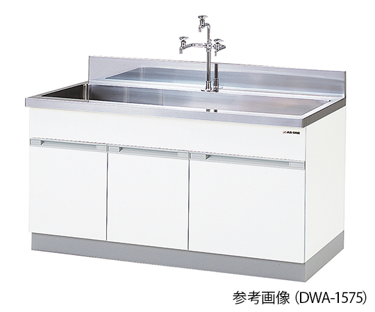 3-5863-15 流し台 (1800×750×800mm) DWA-1875 アズワン(AS ONE)