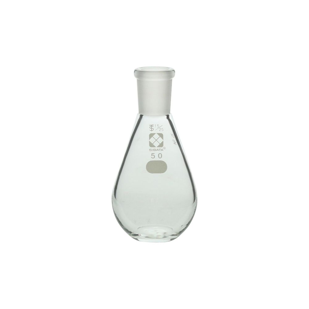 共通平底なす形フラスコ 15/25 50mL 005400-1550(1個)