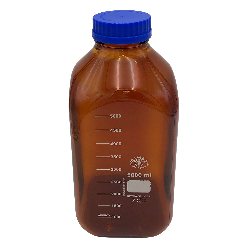 広口メディウム瓶 遮光 5000mL 2080M/H5000