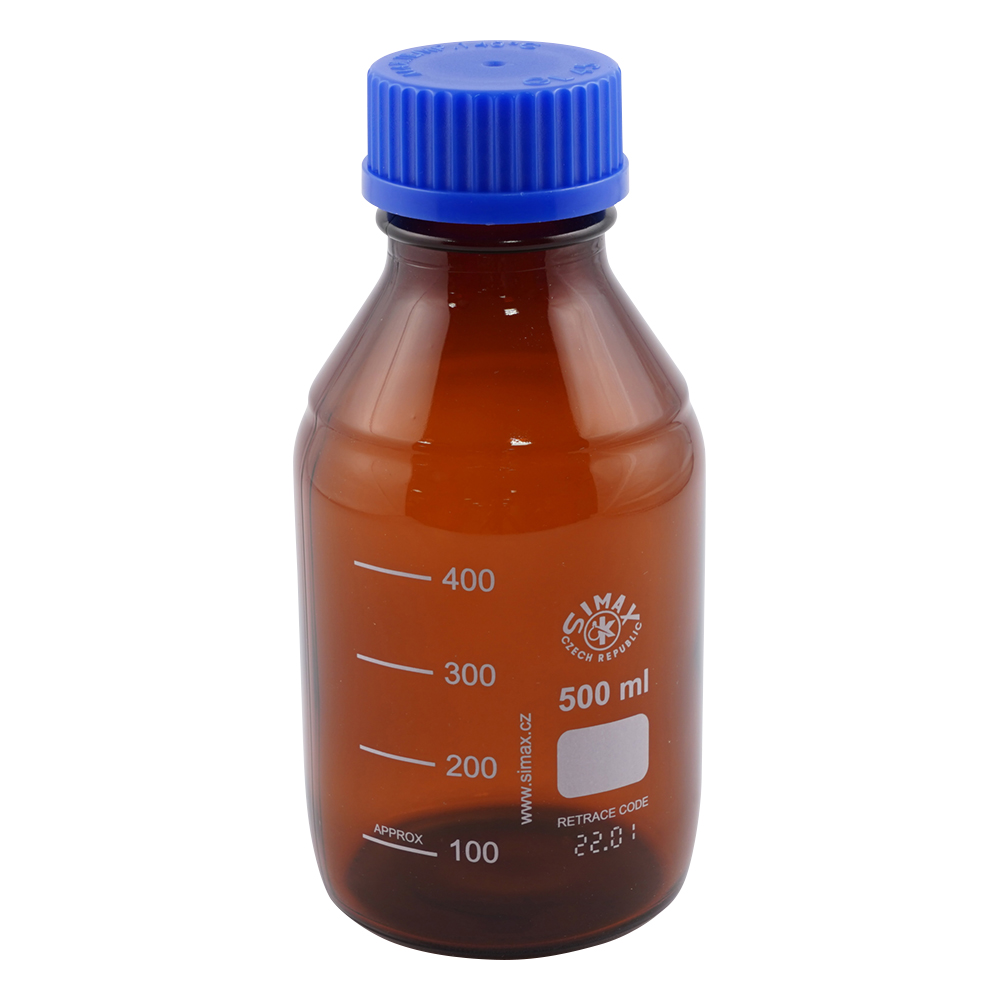 ネジ口メディウム瓶 (遮光) 500mL 2070H/500