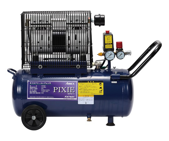 3-6109-01 エアーコンプレッサ 26L FX7601 アネスト岩田