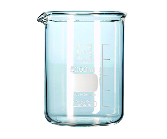 3-6129-07 極厚ビーカー 5000mL 211077307 デュラン(DURAN)