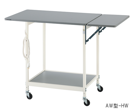 ニューラボベンチ(ホワイトカラー) 1200×450×850 補助天板付き BW型-HW