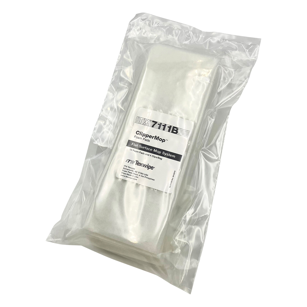 クリーンルームモップ(ClipperMop)TX7103用交換パッドセット TX7111B