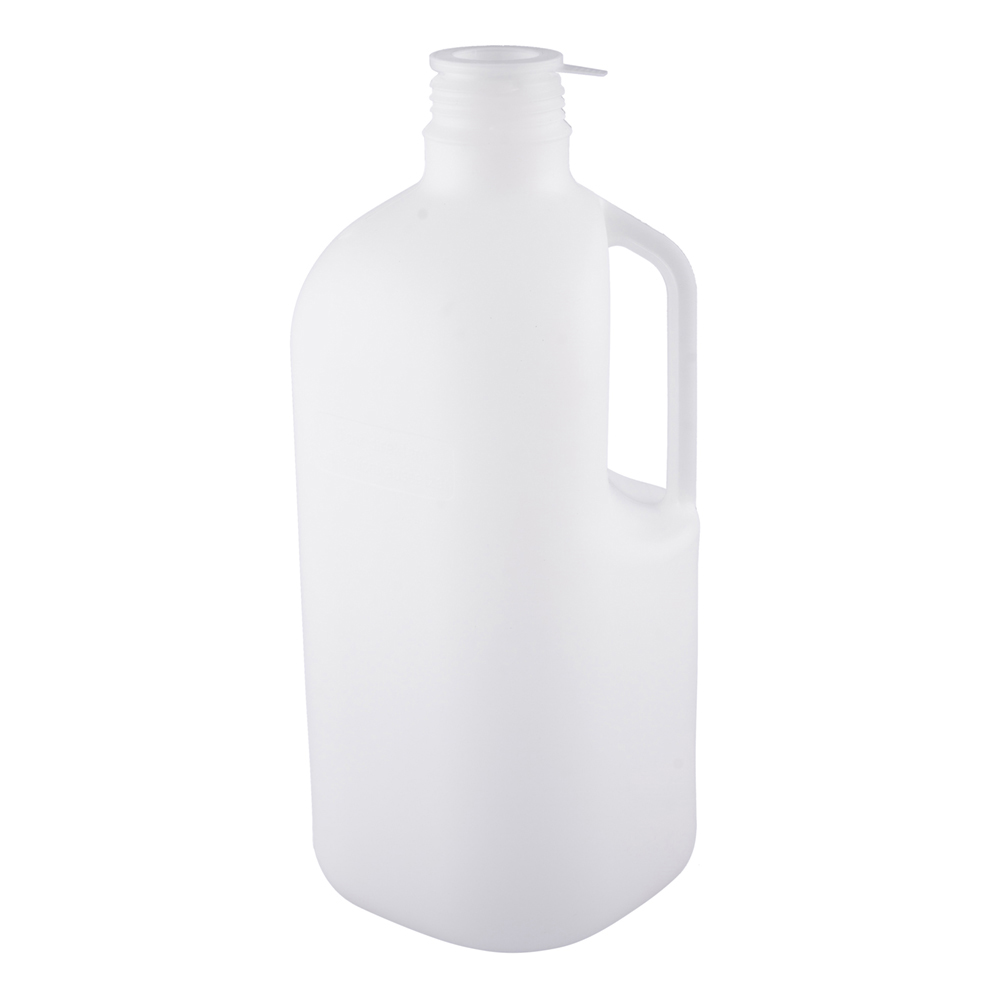 細口角瓶 (UN規格/リキッド) 白 2500mL(取手付き)