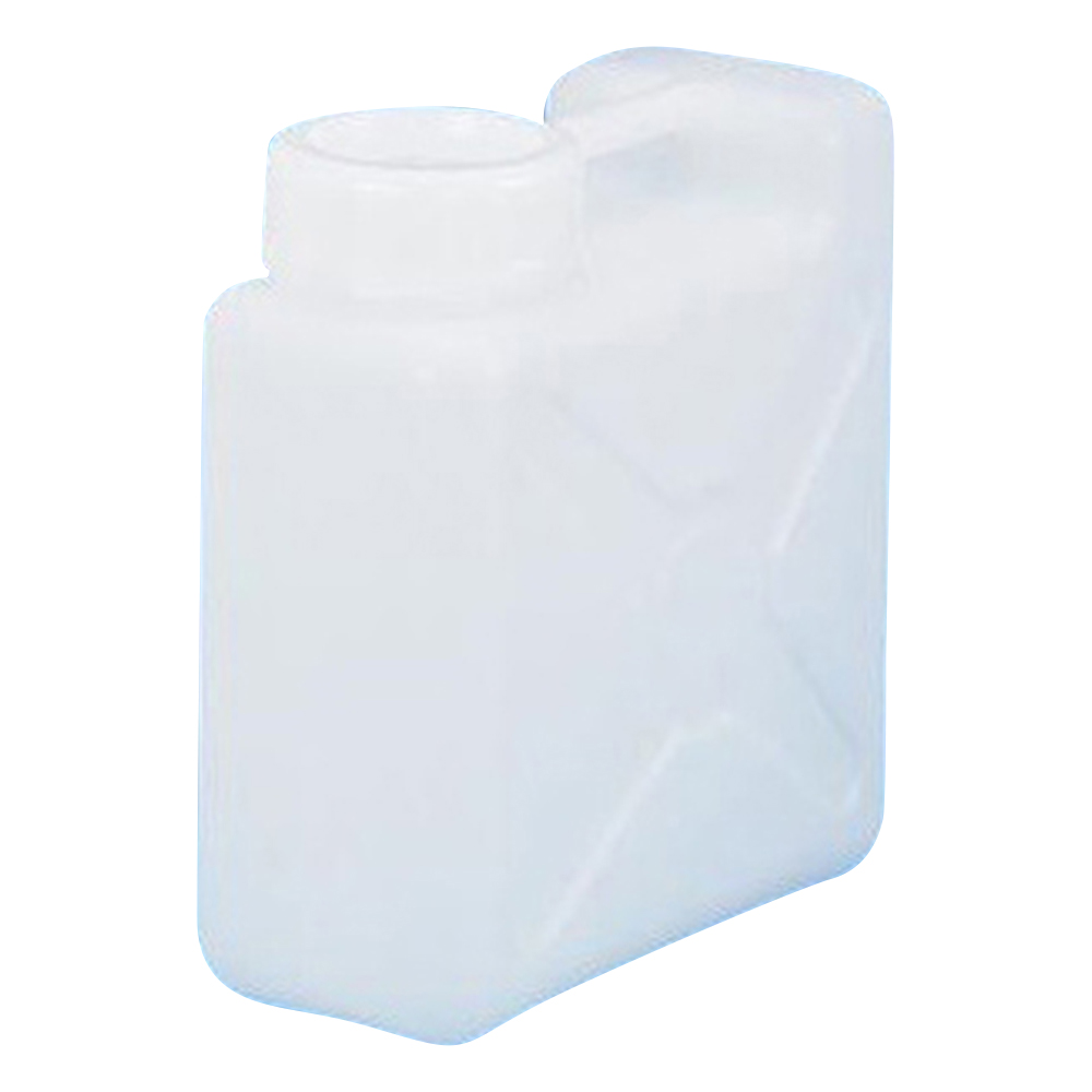 3-7329-01 フッ素ガスコーティング容器 φ98.5×320×140×336mm 10000mL HFW-10L ニッコー・ハンセン