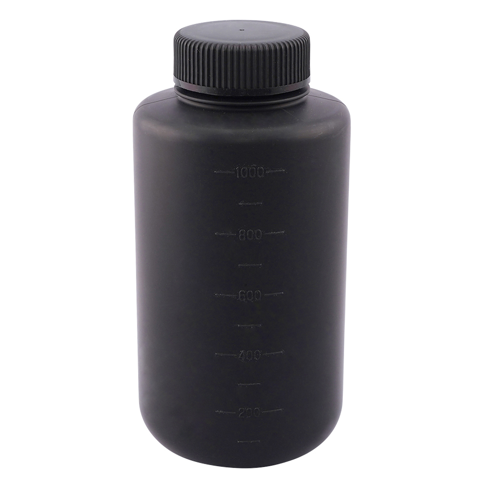 フッ素ガスコーティング容器(遮光タイプ) 1000mL JFWB-1000