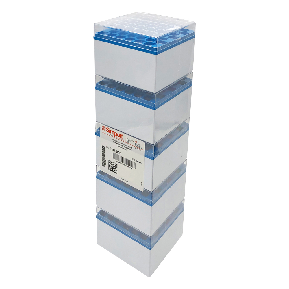 クライオストレージボックス Cryostore(TM) 青 T314-542B(5個)