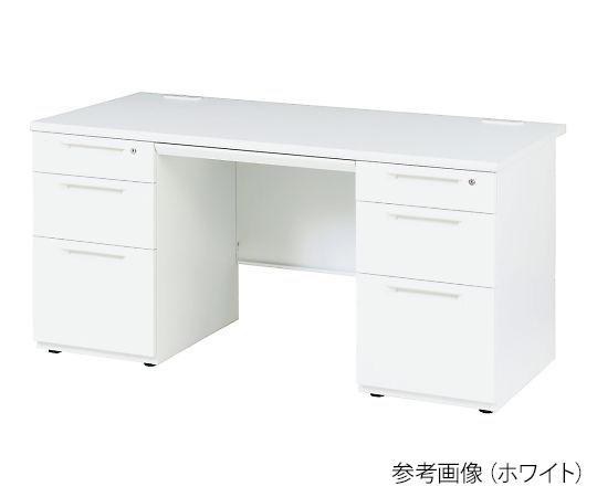 デスク 両袖机 LDC-R147-LR33 WH