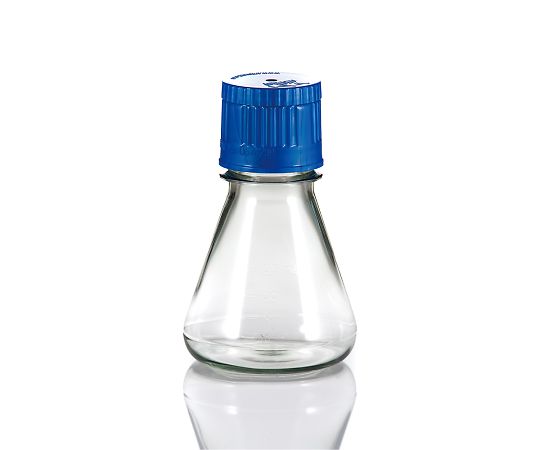 PC滅菌三角フラスコ(オートクレーブ対応) 平底タイプ 125mL FPC0125S(24個)