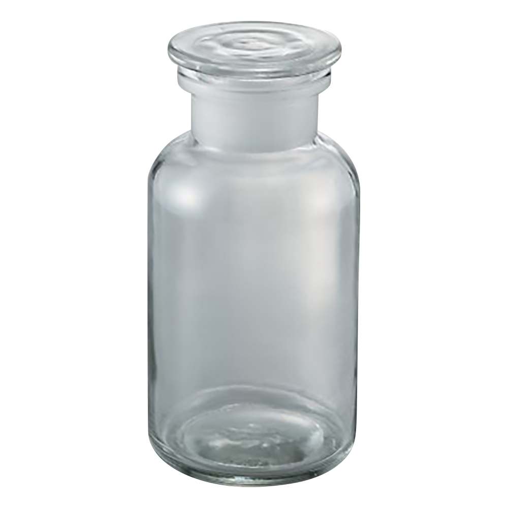 広口試薬瓶 白 50mL