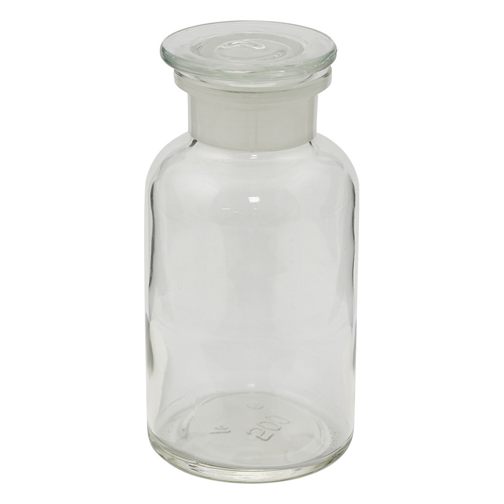 3-9175-04 広口試薬瓶 白 500mL 632414104500