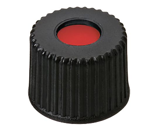 オートサンプラー用バイアル用 黒キャップ+セプタム(PTFE/シリコン/PTFE) 4008207(100個)