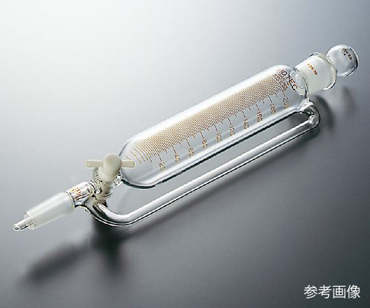 平衡形分液ロート(テフロン(R)コック・目盛付) 500mL 普通摺合 2158-05-1