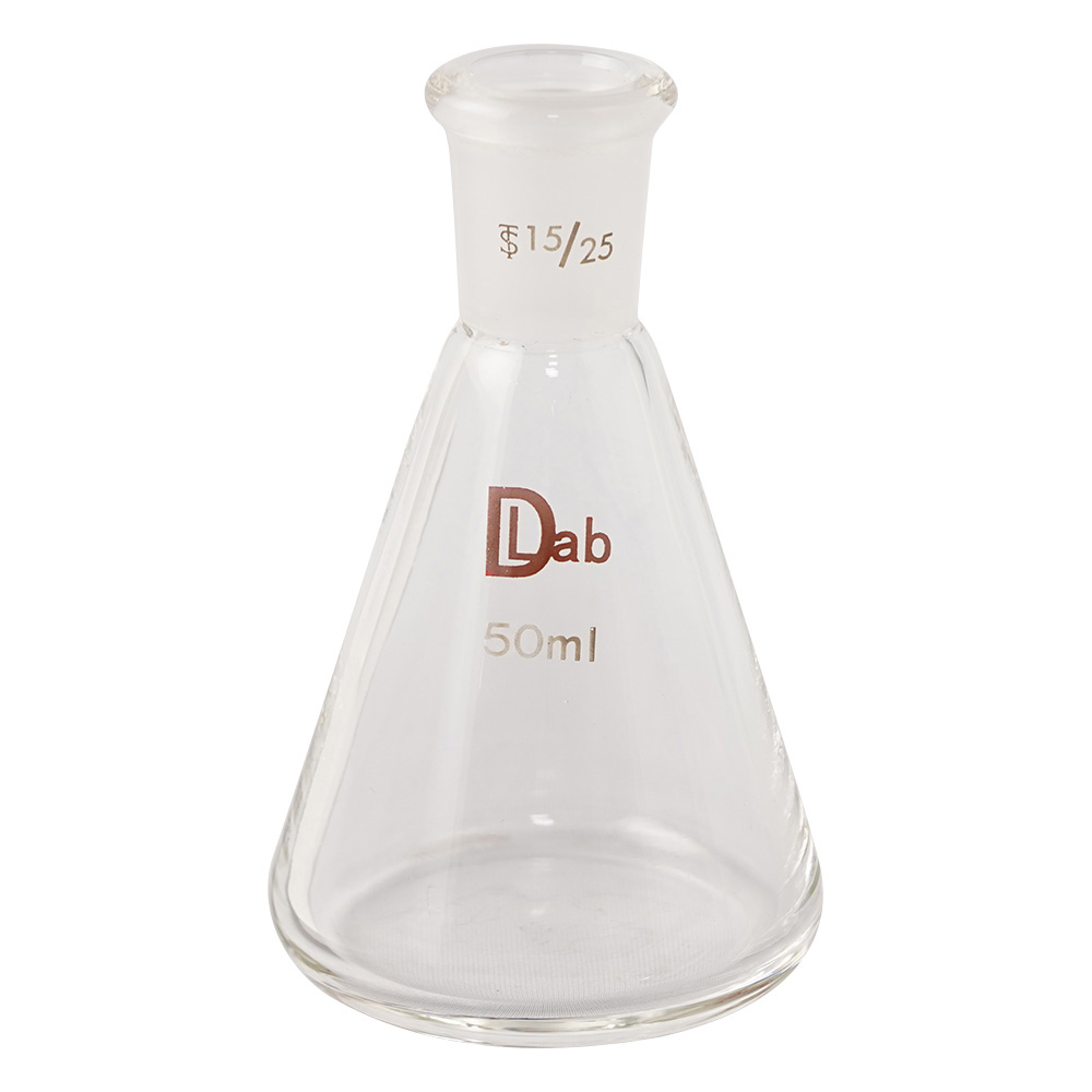 共通摺合三角フラスコ(硼珪酸ガラス-1) 50mL 15/25