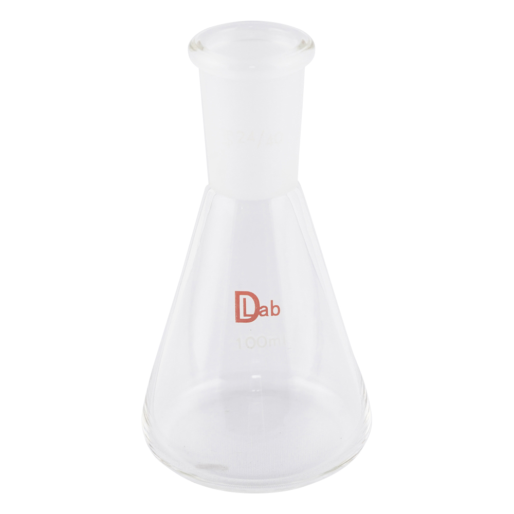 共通摺合三角フラスコ(硼珪酸ガラス-1) 100mL 24/40
