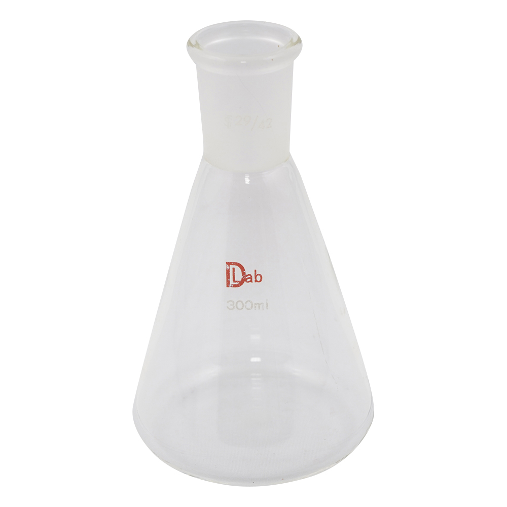 共通摺合三角フラスコ(硼珪酸ガラス-1) 300mL 29/42(1個)