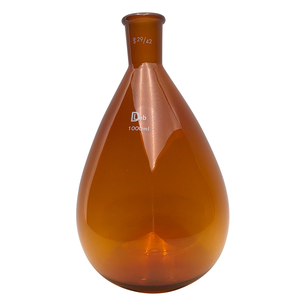 3-9675-19 共通摺合ナスフラスコ(茶褐色) 1000mL 29/42