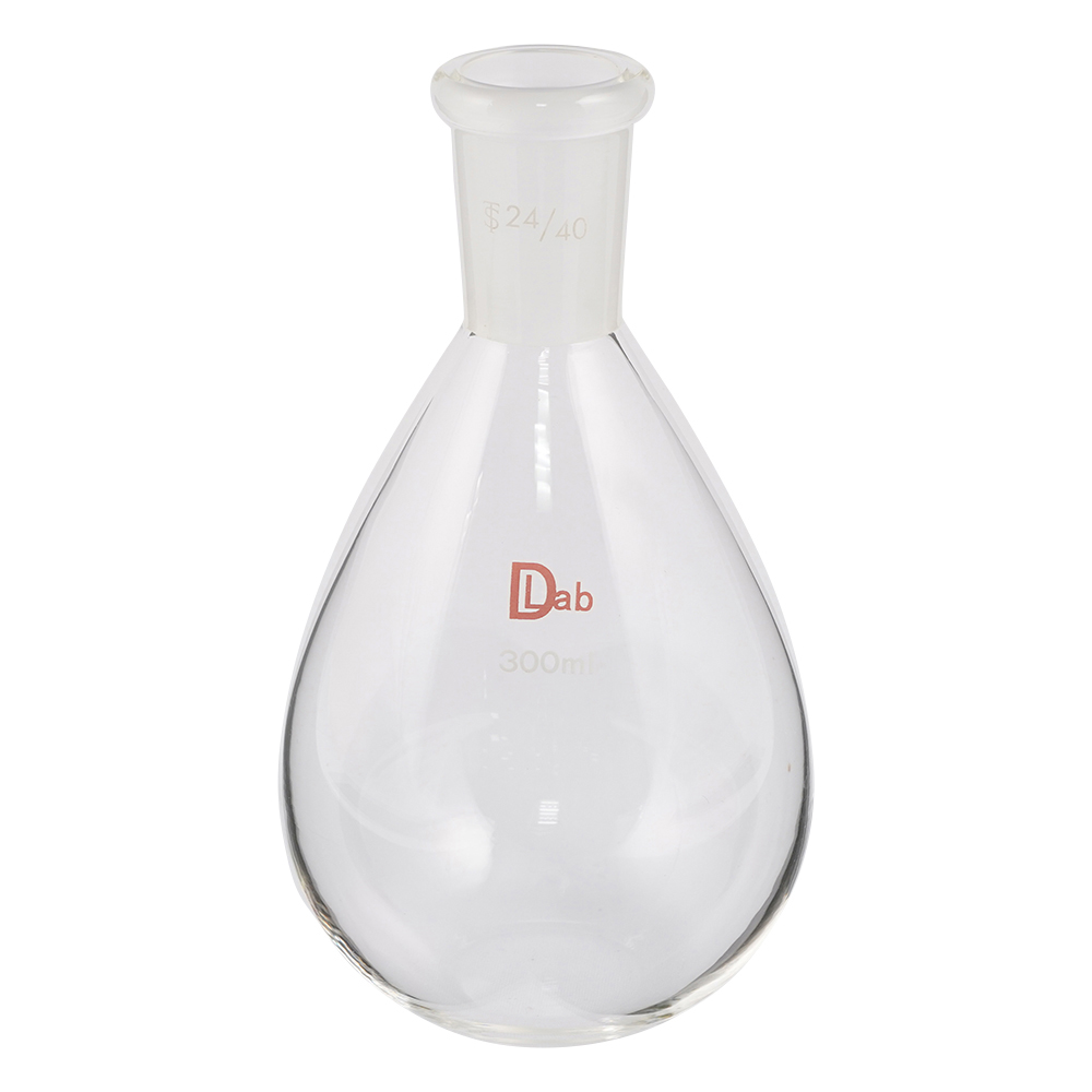 共通摺合平底ナスフラスコ(硼珪酸ガラス-1) 300mL 24/40