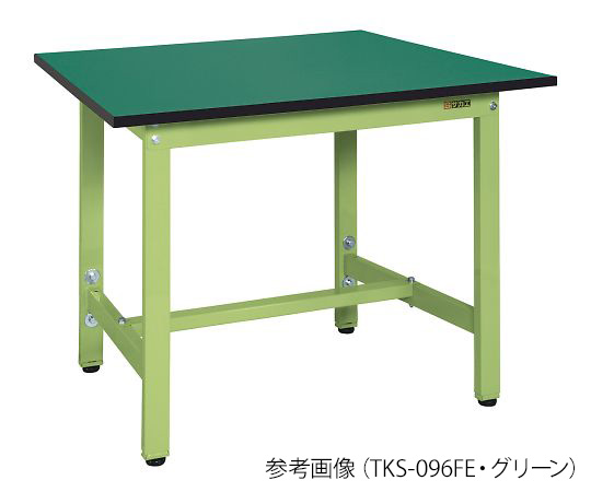 RoHS対応天板付作業台 アイボリー TKS-096FEI